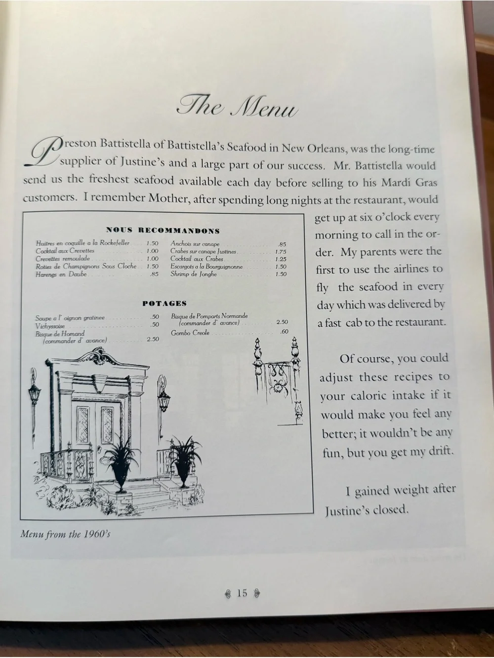 Justines Restaurant Memphis justines memories